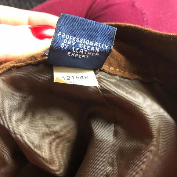 Gap Cow Split Leather Skirt - Picture 4 of 5